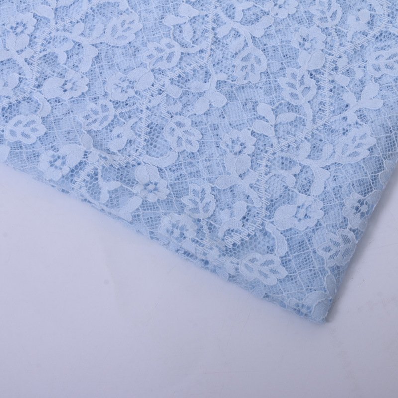 Dress Cutwork Lingerie Polyester Lace Fabric for Women's Wear Wholesal 11